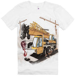 Shirts That Go Little Boys' Construction Cranes & Truck T-Shirt