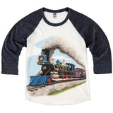 Shirts That Go Little Boys' Steam Train Raglan T-Shirt