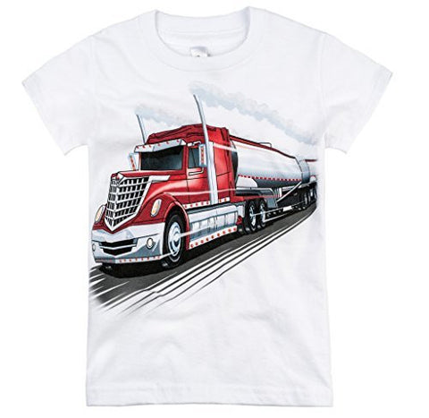 Shirts That Go Little Boys' Big Rig Tanker Truck T-Shirt