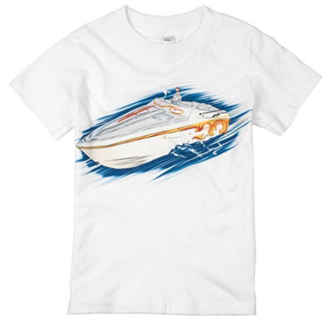 Shirts That Go Little Boys' Speed Boat T-Shirt