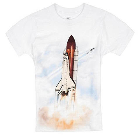 Shirts That Go Little Boys' Space Shuttle and Chase Plane T-Shirt