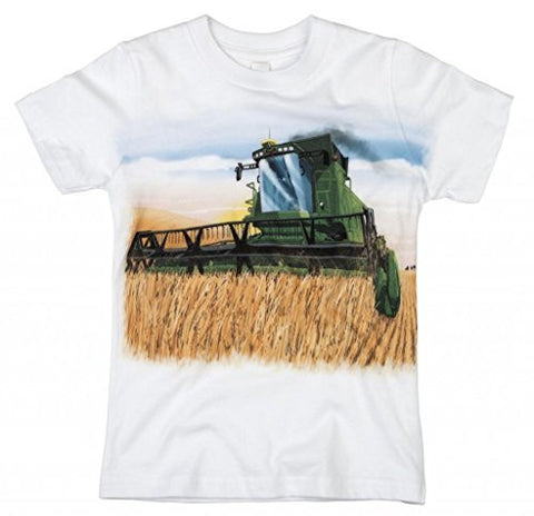 Shirts That Go Little Boys' Combine Harvester T-Shirt
