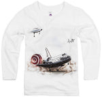 Shirts That Go Little Boys' Long Sleeve Space Shuttle Landing T-Shirt