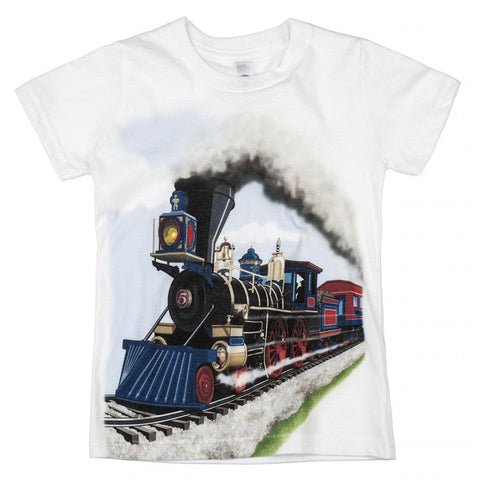 Shirts That Go Little Boys' Steam Train T-Shirt
