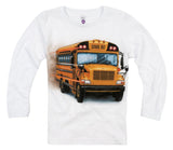 Shirts That Go Little Boys' Long Sleeve Big Yellow School Bus T-Shirt