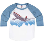 Shirts That Go Little Boys' Jet Airplane Raglan T-Shirt