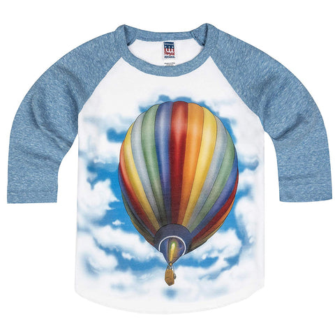 Shirts That Go Little Boys' Hot Air Balloon Raglan T-Shirt